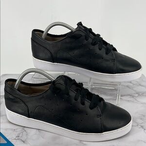 VIONIC Keke Supportive Lace Up Black Leather Sneaker Casual‎ Size 11 Low Top